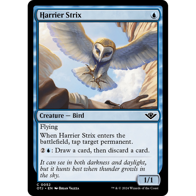 Harrier Strix (OTJ-052) - Outlaws of Thunder Junction Foil