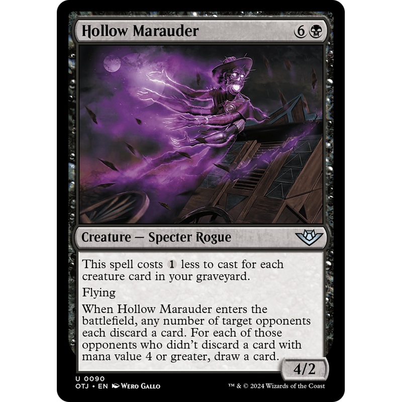 Hollow Marauder (OTJ-090) - Outlaws of Thunder Junction