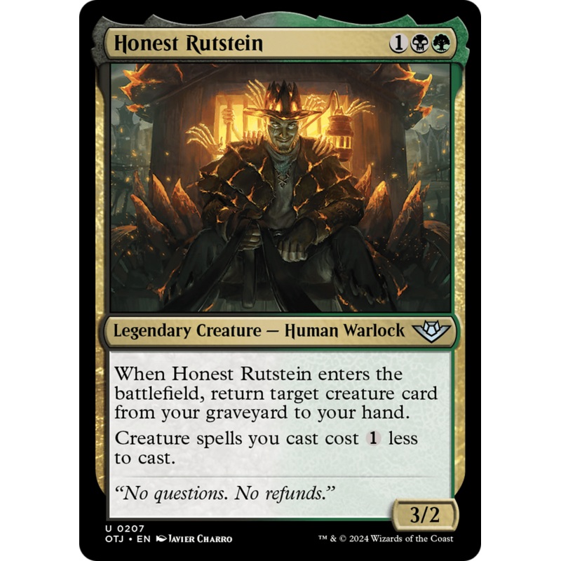 Honest Rutstein (OTJ-207) - Outlaws of Thunder Junction