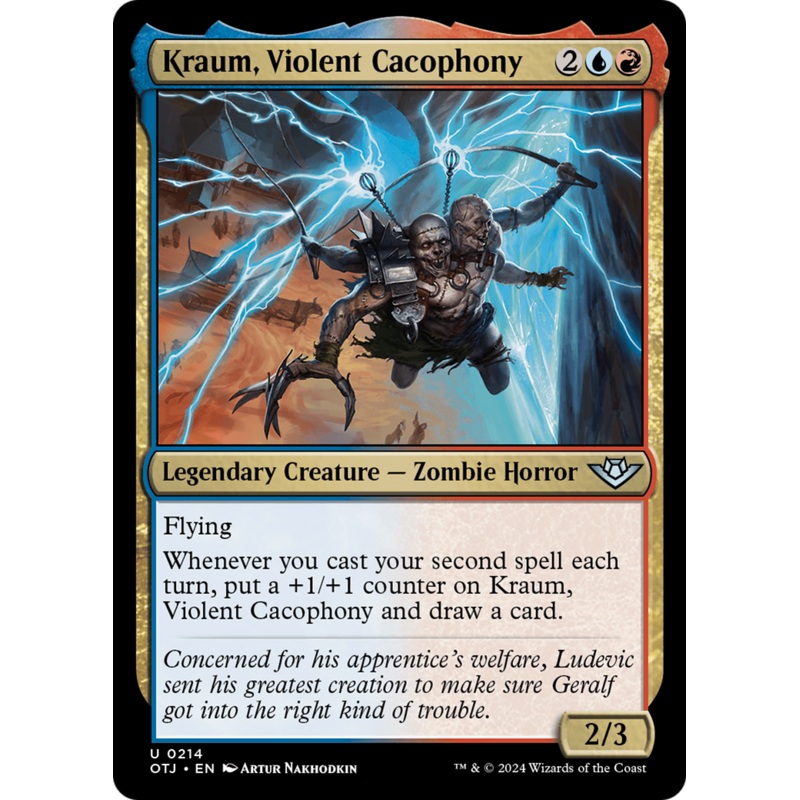 Kraum, Violent Cacophony (OTJ-214) - Outlaws of Thunder Junction Foil