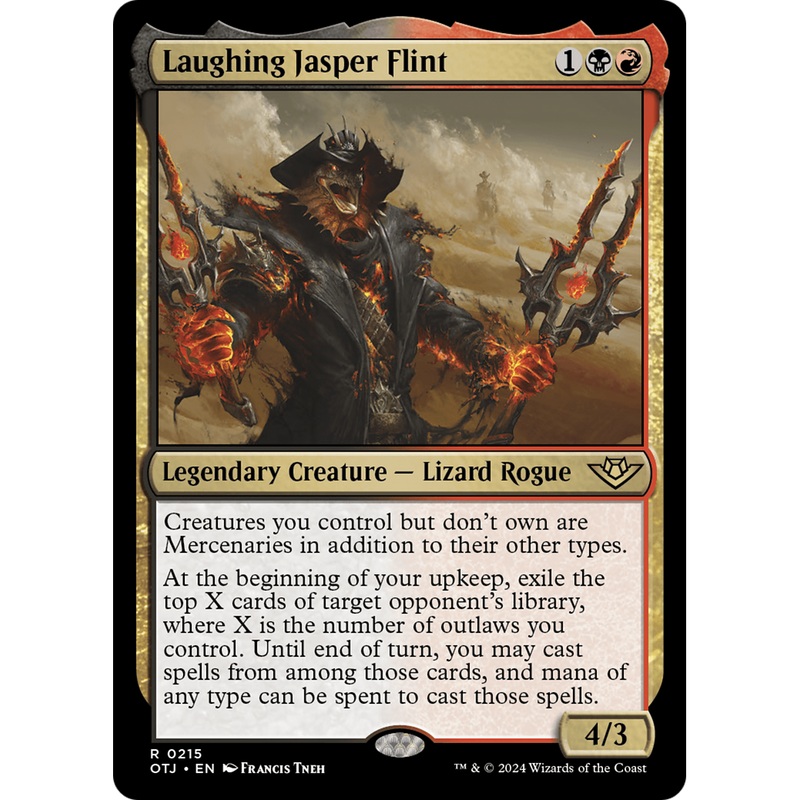 Laughing Jasper Flint (OTJ-215) - Outlaws of Thunder Junction