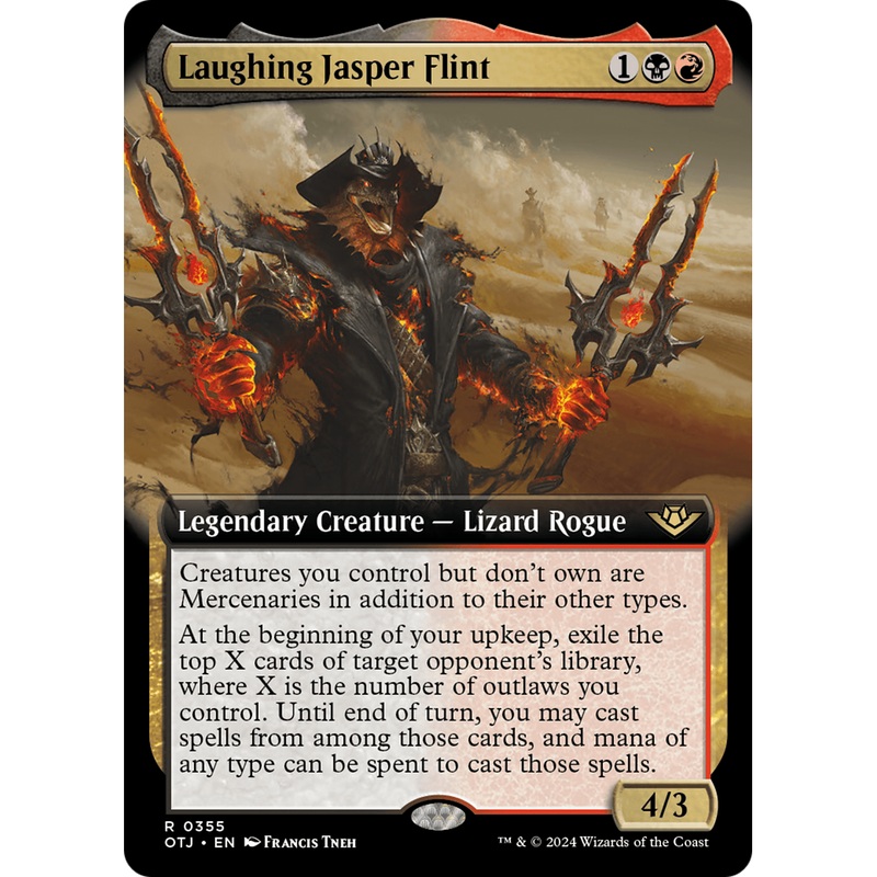 Laughing Jasper Flint (OTJ-355) - Outlaws of Thunder Junction: (Extended Art) Foil