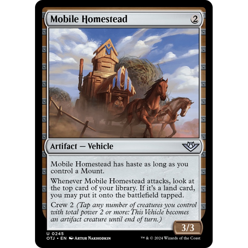 Mobile Homestead (OTJ-245) - Outlaws of Thunder Junction Foil