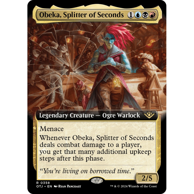 Obeka, Splitter of Seconds (OTJ-358) - Outlaws of Thunder Junction: (Extended Art)