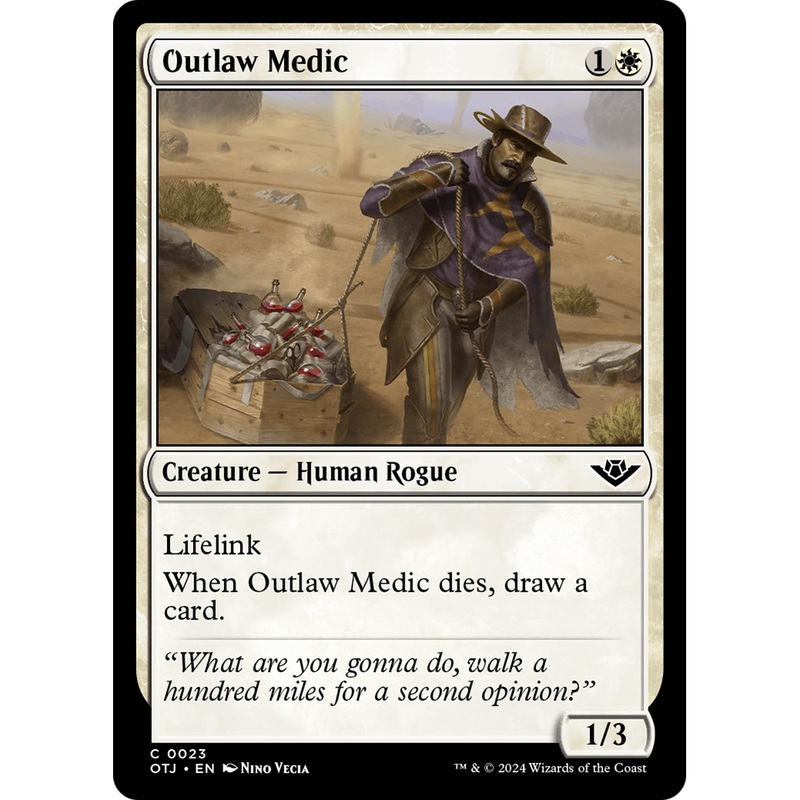 Outlaw Medic (OTJ-023) - Outlaws of Thunder Junction Foil