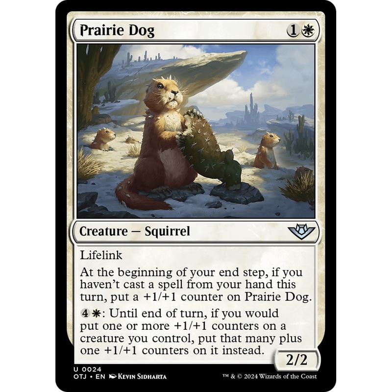Prairie Dog (OTJ-024) - Outlaws of Thunder Junction