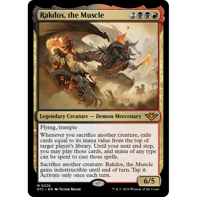 Rakdos, the Muscle (OTJ-226) - Outlaws of Thunder Junction
