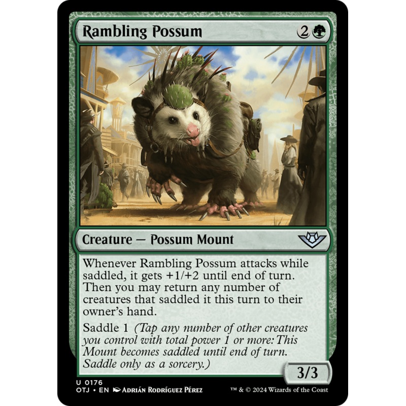 Rambling Possum (OTJ-176) - Outlaws of Thunder Junction