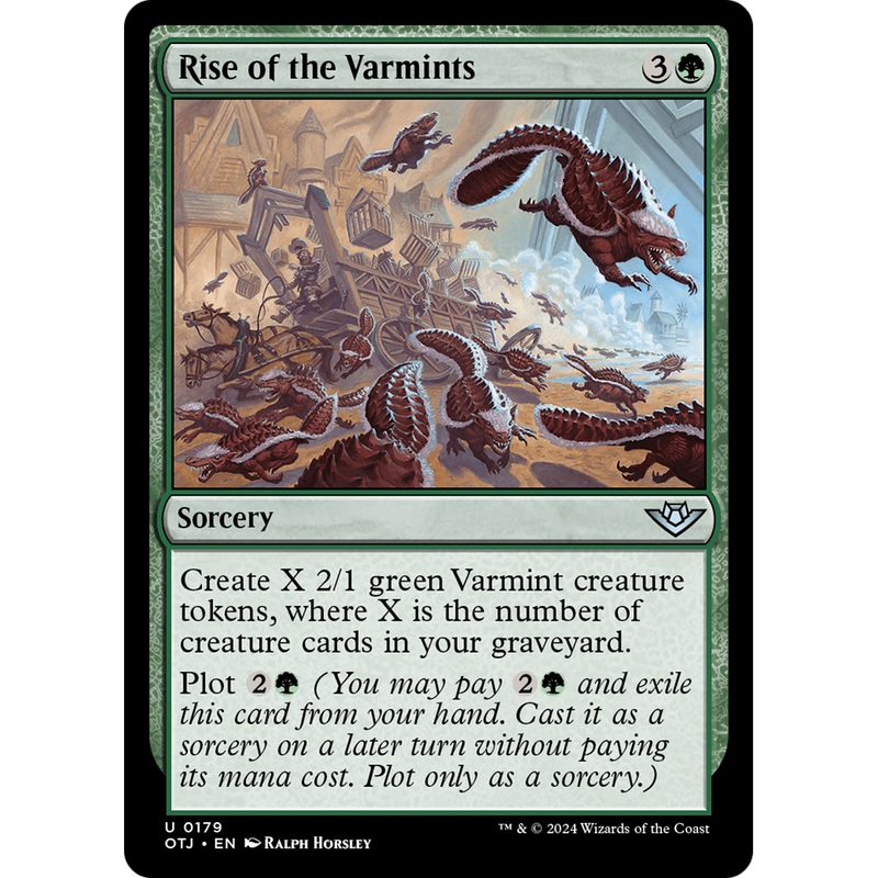 Rise of the Varmints (OTJ-179) - Outlaws of Thunder Junction Foil