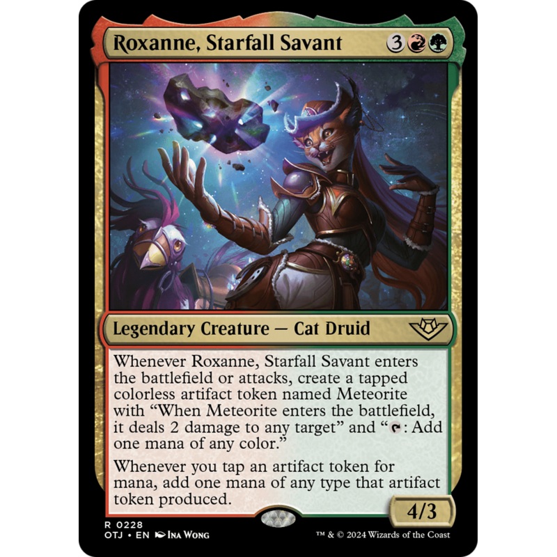 Roxanne, Starfall Savant (OTJ-228) - Outlaws of Thunder Junction Foil
