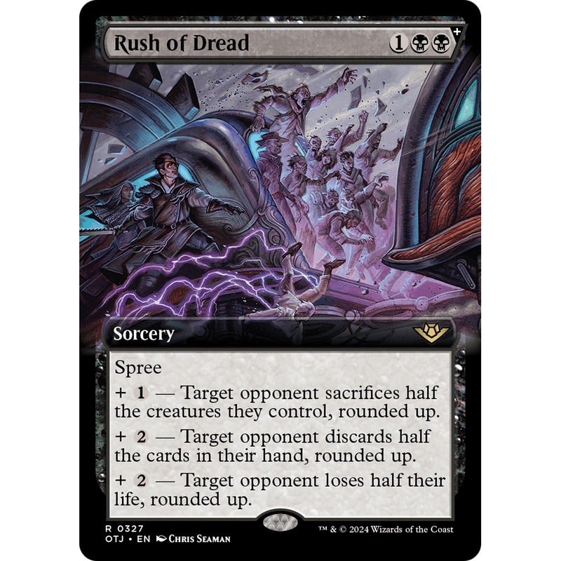 Rush of Dread (OTJ-327) - Outlaws of Thunder Junction: (Extended Art, spree)