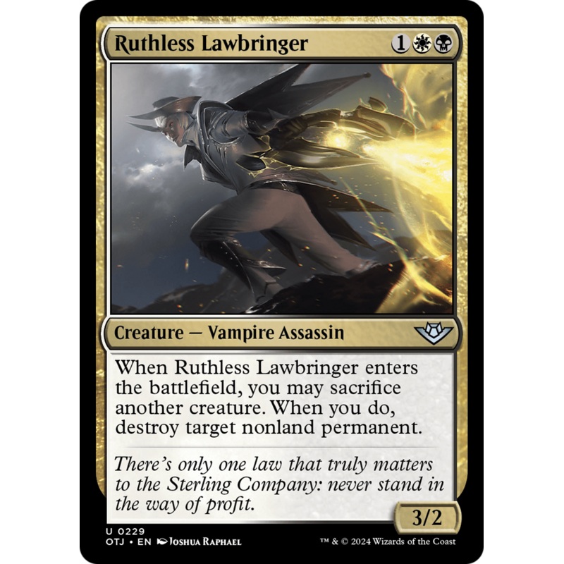 Ruthless Lawbringer (OTJ-229) - Outlaws of Thunder Junction Foil
