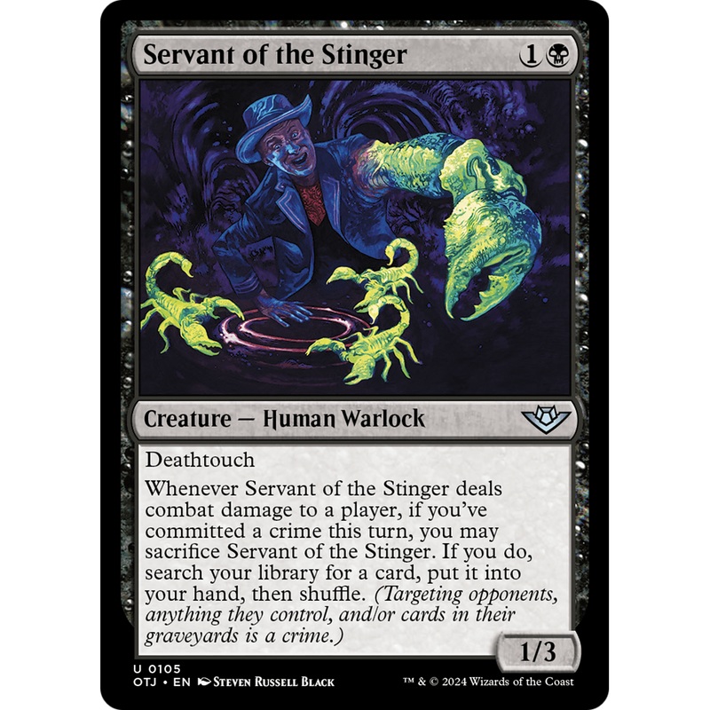 Servant of the Stinger (OTJ-105) - Outlaws of Thunder Junction