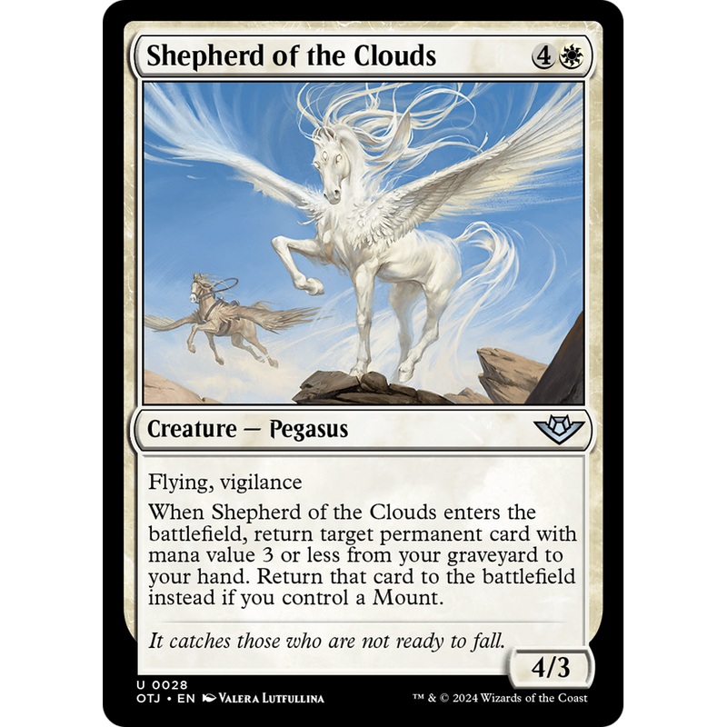 Shepherd of the Clouds (OTJ-028) - Outlaws of Thunder Junction
