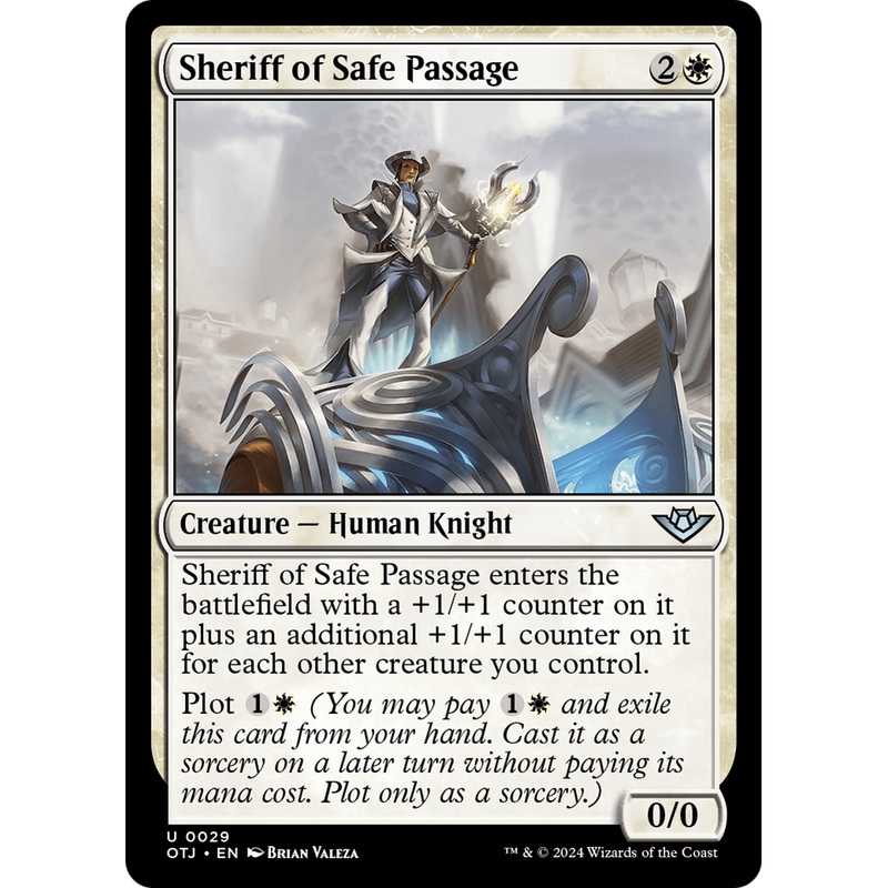 Sheriff of Safe Passage (OTJ-029) - Outlaws of Thunder Junction Foil