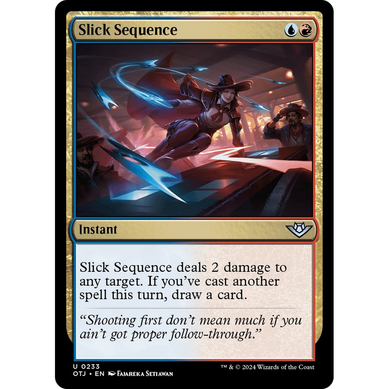 Slick Sequence (OTJ-233) - Outlaws of Thunder Junction Foil