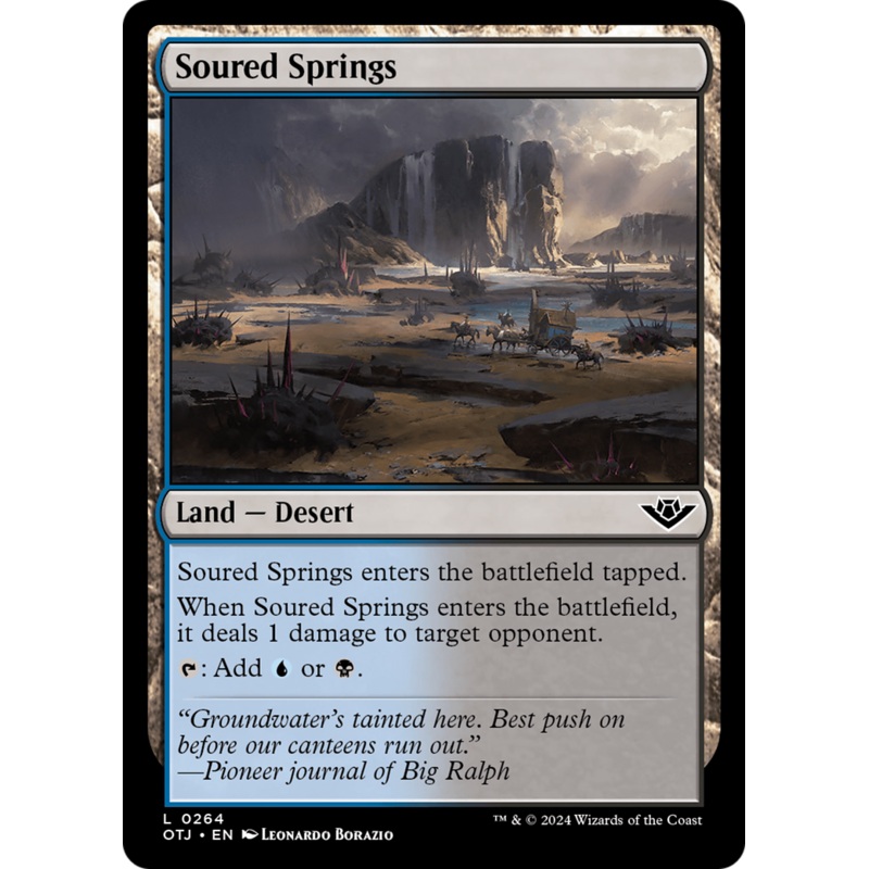 Soured Springs (OTJ-264) - Outlaws of Thunder Junction
