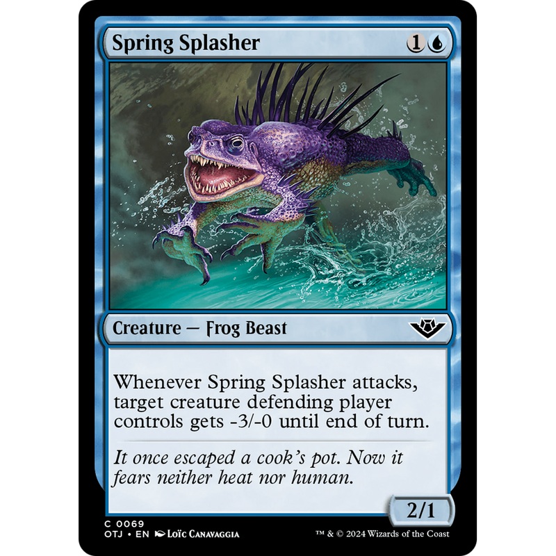 Spring Splasher (OTJ-069) - Outlaws of Thunder Junction Foil
