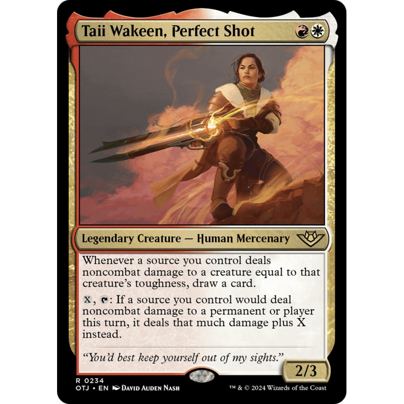 Taii Wakeen, Perfect Shot (OTJ-234) - Outlaws of Thunder Junction Foil