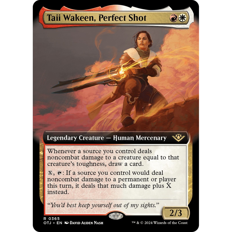Taii Wakeen, Perfect Shot (OTJ-365) - Outlaws of Thunder Junction: (Extended Art)