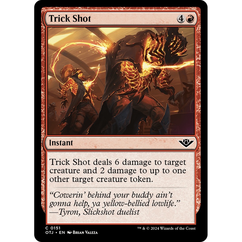 Trick Shot (OTJ-151) - Outlaws of Thunder Junction Foil