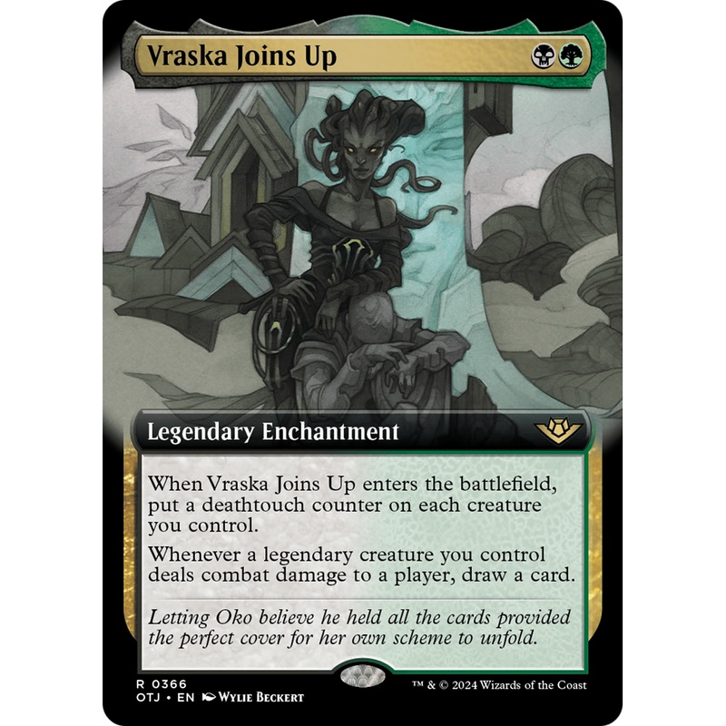 Vraska Joins Up (OTJ-366) - Outlaws of Thunder Junction: (Extended Art)