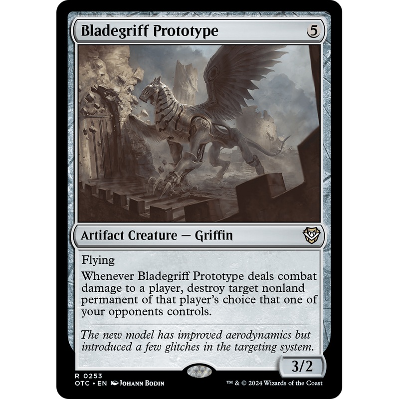 Bladegriff Prototype (OTC-253) - Outlaws of Thunder Junction Commander