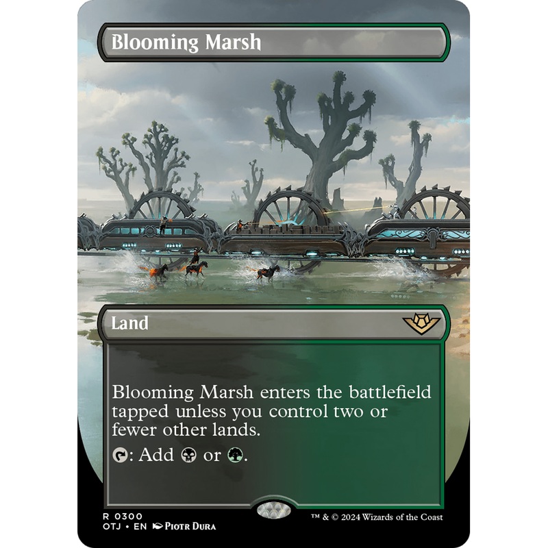 Blooming Marsh (OTJ-300) - Outlaws of Thunder Junction (Borderless) Foil