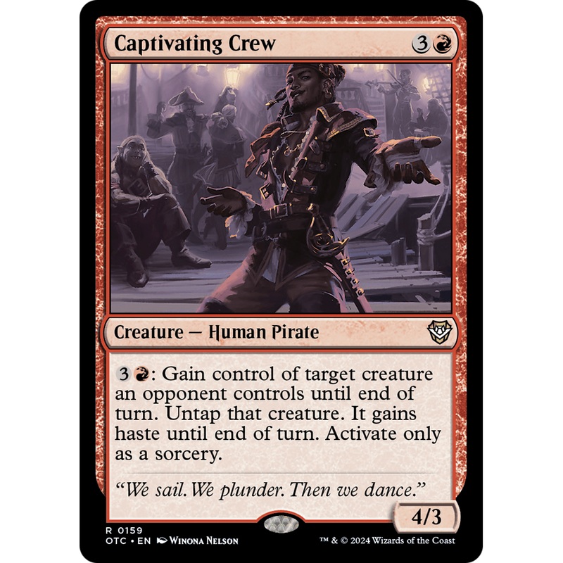 Captivating Crew (OTC-159) - Outlaws of Thunder Junction Commander
