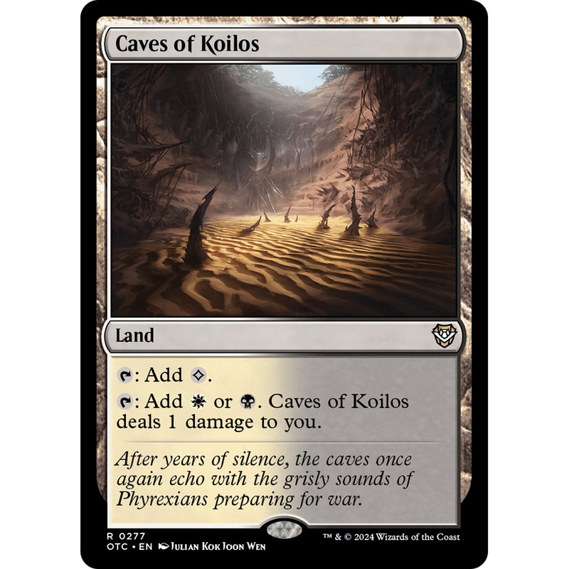 Caves of Koilos (OTC-277) - Outlaws of Thunder Junction Commander