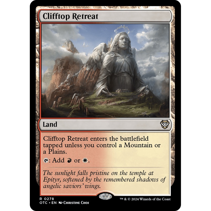 Clifftop Retreat (OTC-278) - Outlaws of Thunder Junction Commander