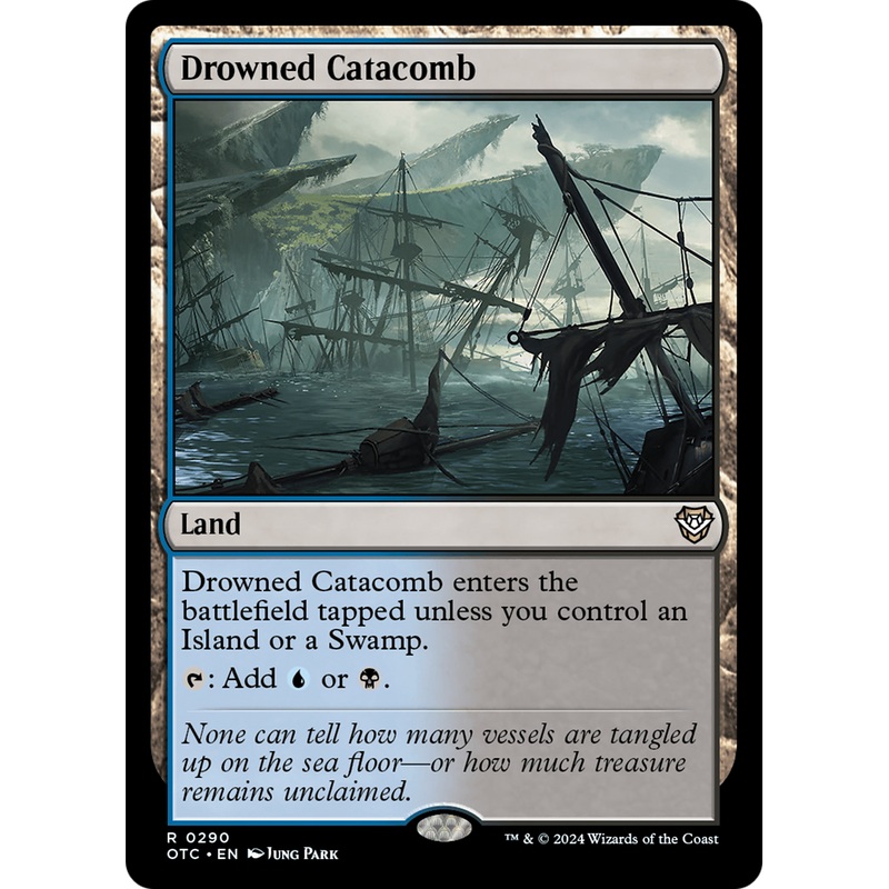 Drowned Catacomb (OTC-290) - Outlaws of Thunder Junction Commander