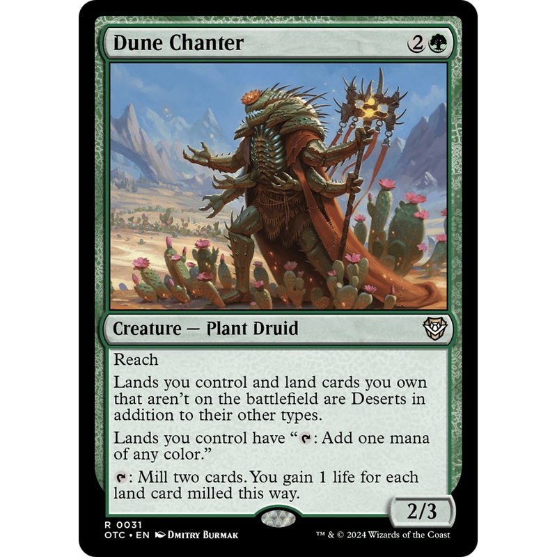 Dune Chanter (OTC-031) - Outlaws of Thunder Junction Commander