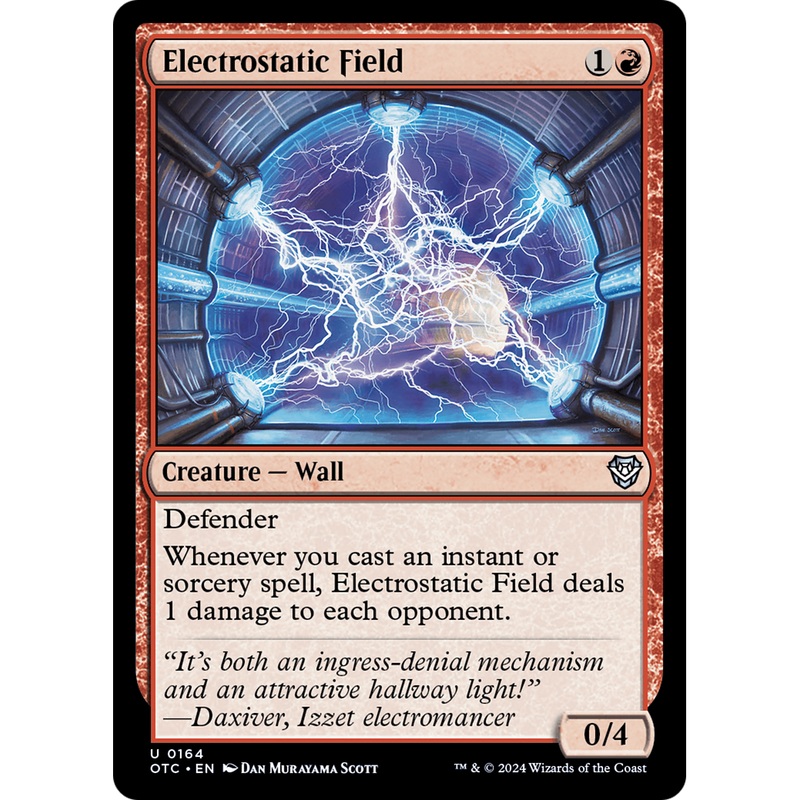 Electrostatic Field (OTC-164) - Outlaws of Thunder Junction Commander