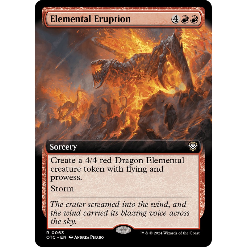 Elemental Eruption (OTC-063) - Outlaws of Thunder Junction Commander: (Extended Art)