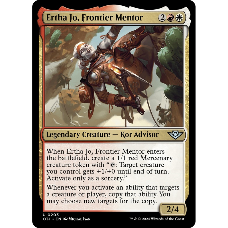 Ertha Jo, Frontier Mentor (OTJ-203) - Outlaws of Thunder Junction Foil