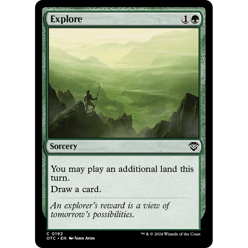 Explore (OTC-192) - Outlaws of Thunder Junction Commander