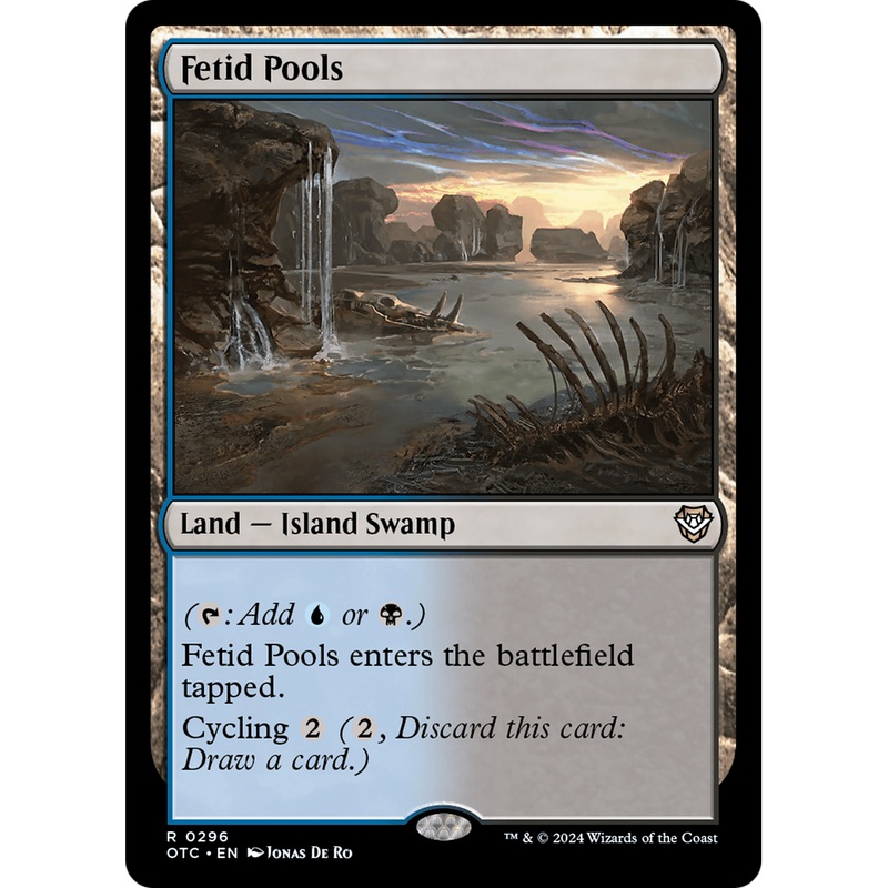 Fetid Pools (OTC-296) - Outlaws of Thunder Junction Commander