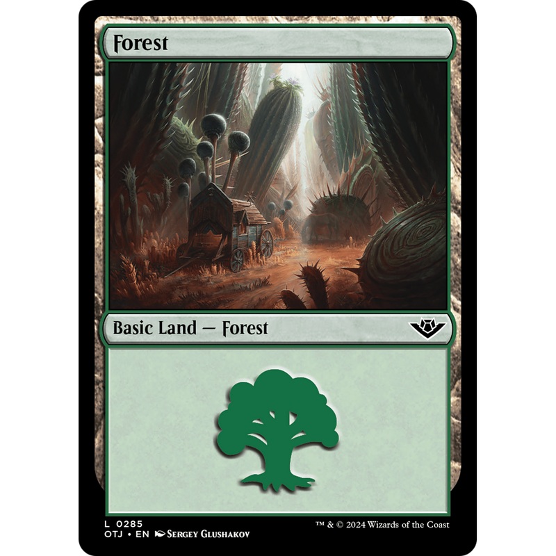 Forest (OTJ-285) - Outlaws of Thunder Junction Foil