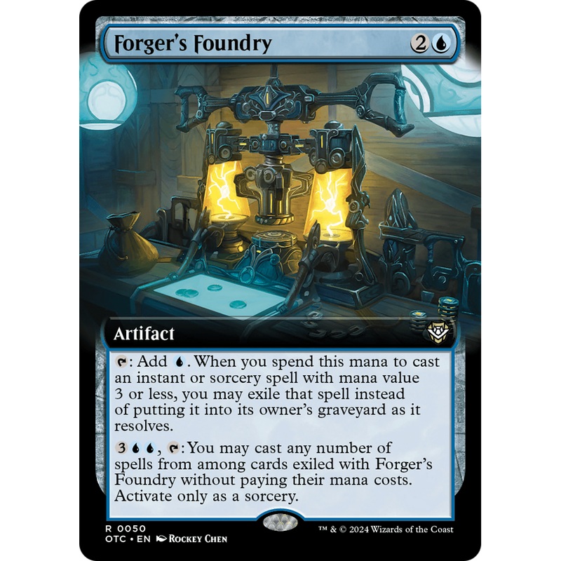 Forger's Foundry (OTC-050) - Outlaws of Thunder Junction Commander: (Extended Art)