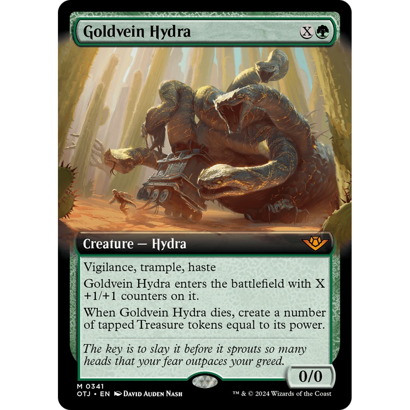 Goldvein Hydra (OTJ-341) - Outlaws of Thunder Junction: (Extended Art) Foil