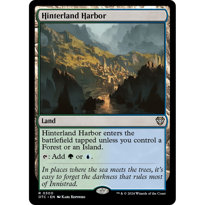 Hinterland Harbor (OTC-300) - Outlaws of Thunder Junction Commander