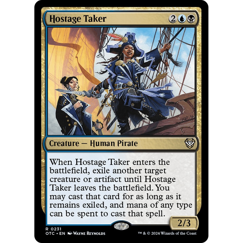 Hostage Taker (OTC-231) - Outlaws of Thunder Junction Commander