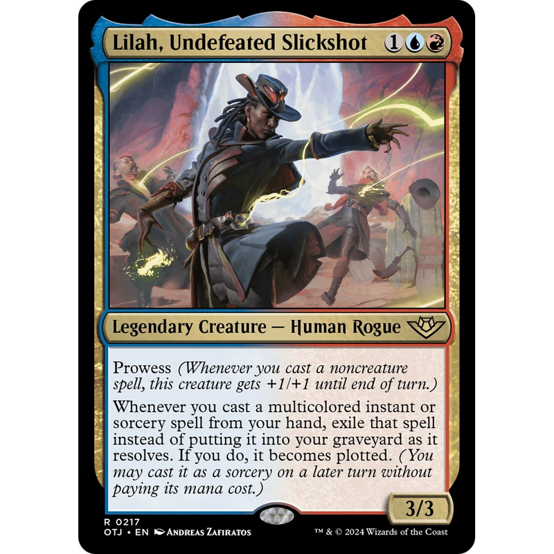Lilah, Undefeated Slickshot (OTJ-217) - Outlaws of Thunder Junction