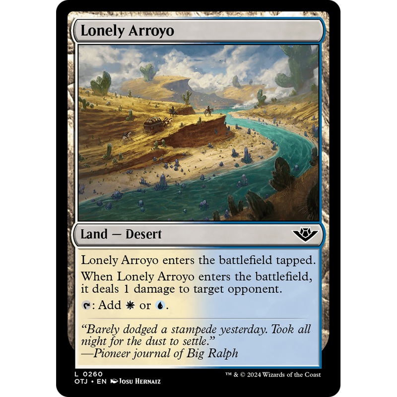 Lonely Arroyo (OTJ-260) - Outlaws of Thunder Junction