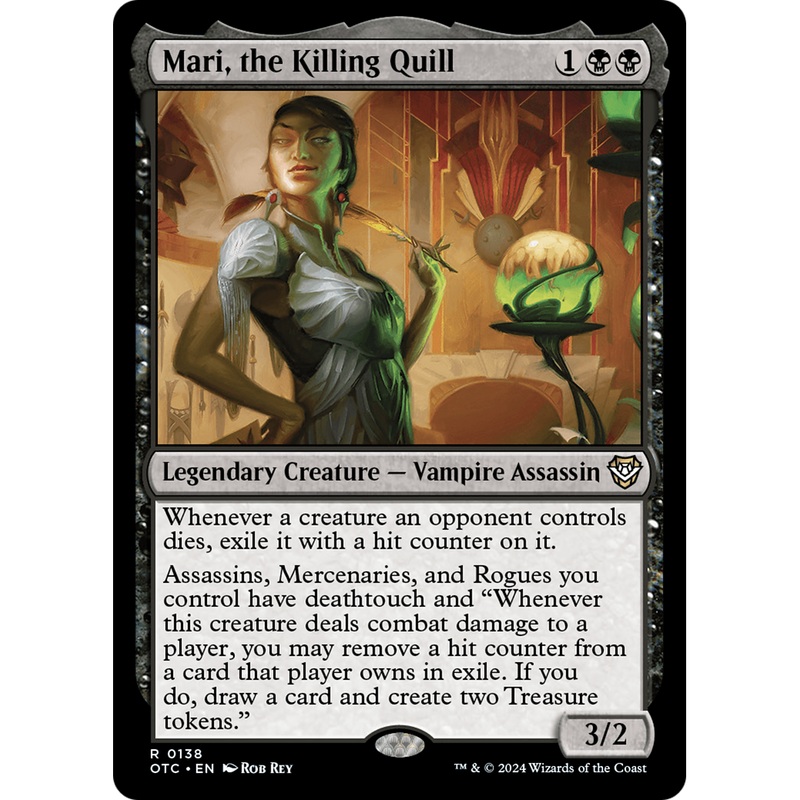 Mari, the Killing Quill (OTC-138) - Outlaws of Thunder Junction Commander