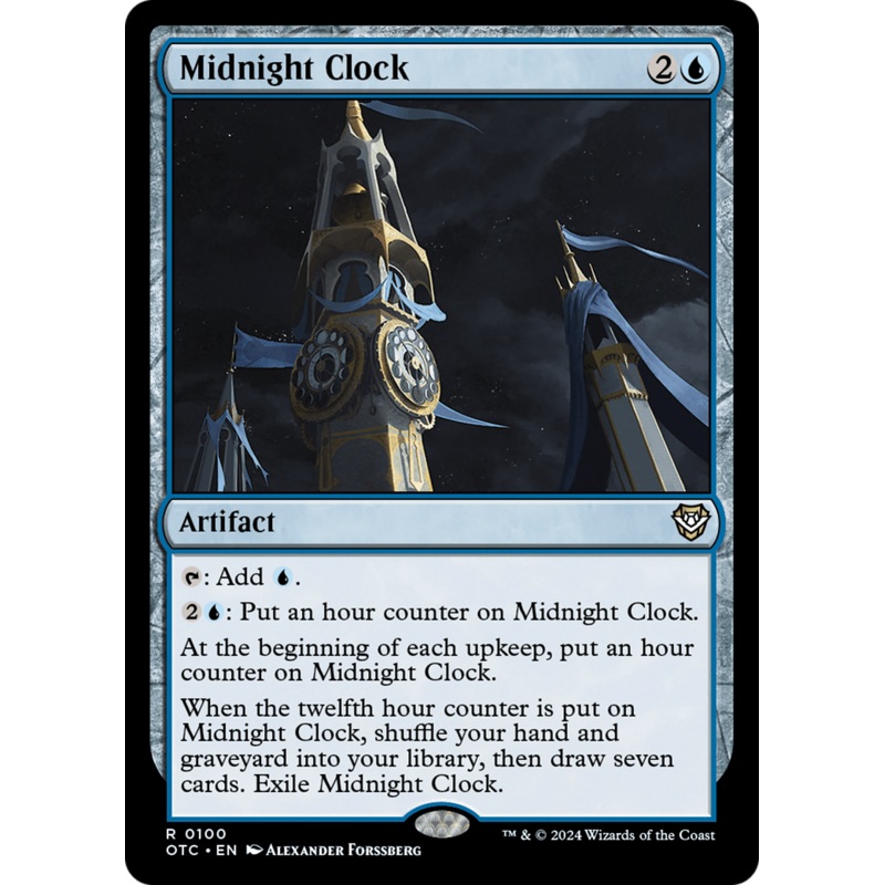 Midnight Clock (OTC-100) - Outlaws of Thunder Junction Commander
