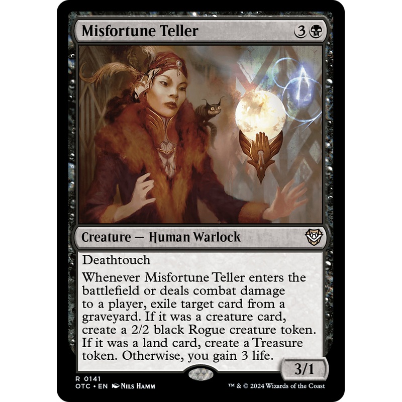 Misfortune Teller (OTC-141) - Outlaws of Thunder Junction Commander