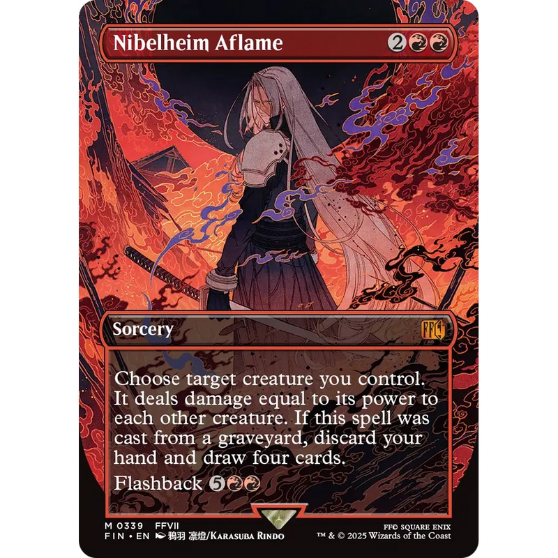 Nibelheim Aflame (FIN-339) - FINAL FANTASY (Borderless)