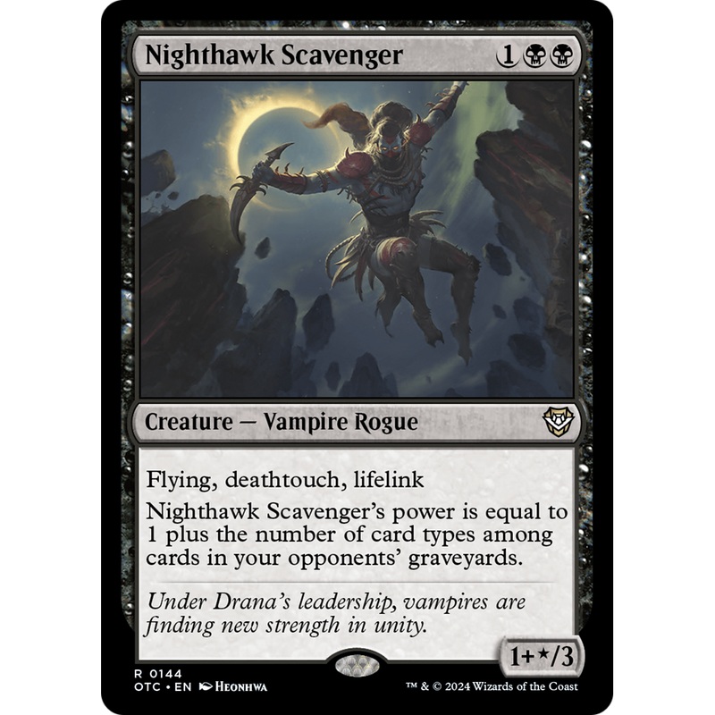 Nighthawk Scavenger (OTC-144) - Outlaws of Thunder Junction Commander